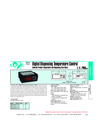 Thumbnail of document Data Sheet - TSCC Digital Dispensing Temperature Control